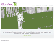 Tablet Screenshot of glassfrog.us